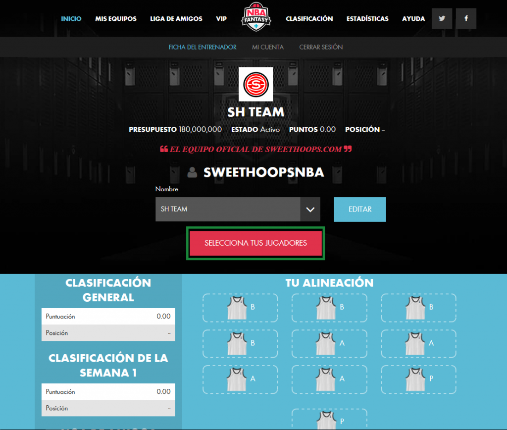 Añadir jugadores Fantasy NBA